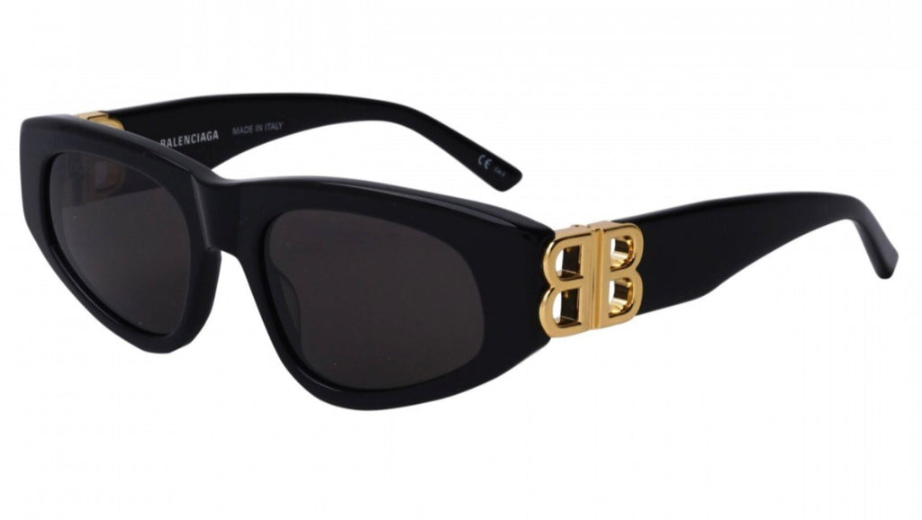 BB0095S 001 Square Eye Cat Black Gold