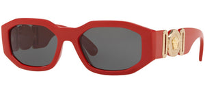 VE4361 5330/87 MEDUSA BIGGIE SQUARE ROJO DORADO