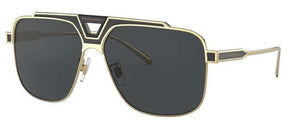 DG2256 1334/87 Aviator Square Negro Dorado