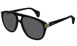 Gg0525s 001 Aviador Acetato Negro Dorado