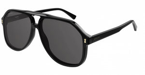 GG1042S 001 New Aviator Shape Negro Gris